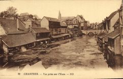 CPA Chartres Vue prse sur l'Eure 