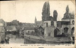 CPA Chartres Vue sur l'Eure prise de la Courlille 