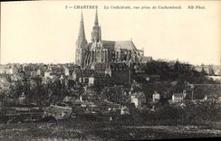 CPA Chartres La Cathedrale cue prise de Cachemback 