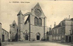 CPA Chartres Eglise St Aignan 