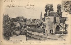CPA Chartres Vue Generale prise de la Courtille 