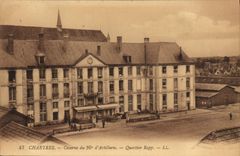 CPA Chartres Caserne du 26 d'Artillerie Quartier Rapp Militaria