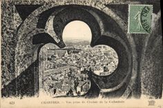 CPA Chartres Vue prise du Clocher de la Cathedrale 