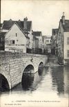 CPA Chartres Le Pont et la Rue Porte Guillaume 