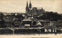 CPA Chartres La Cathedrale Vue prise du Cachemback 