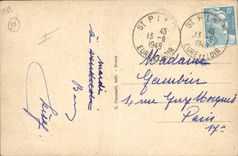 CPA Chateau de Maintenon E et L la Piece d'Eau Vue d'ensemble Cygnes