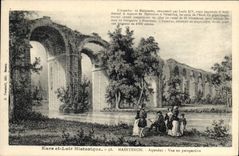 CPA Eure et Loir Historique Maintenon Aqueduc Vue en perspective 