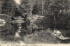 CPA Maintenon Les Digues La Cascade 