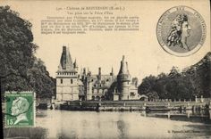 CPA Chateau de Maintenon E et L Vue prise sur la Piece d 'Eau 
