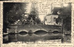 CPA Maintenon Le Pont de la Ferte Enfants Pecheur Peche
