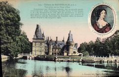 CPA Chateau de Maintenon E et L Vue prise sur la Piece d'Eau 