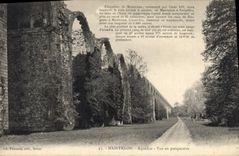CPA Maintenon Aqueduc Vue en perspective 