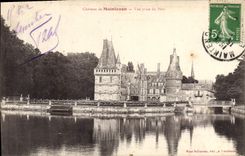 CPA Chateau de Maintenon Vue prise du Parc 