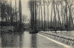 CPA Chateau d'Anet E et L La Chute d'eau du Parc 