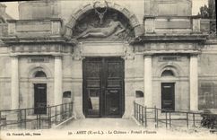 CPA Anet E et L Le Chateau Portail d'Entree 