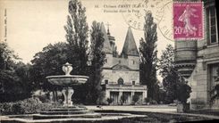 CPA Chateau d'Anet E et L Fontaine dans le Parc 