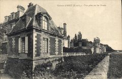 CPA Chateau d'Anet E et L Vue prise sur le Fosses 
