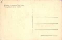 CPA Baume les Messieurs Jura Vue generale de la Vallee