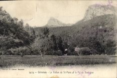 CPA Gemenos Le Vallon de St Pons et le Pic de Bretagne 