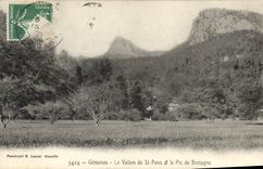 CPA Gemenos Le Vallon de St Pons et le Pic de Bretagne 