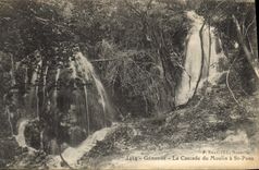 CPA Gemenos La Cascade du Moulin a St Pons 