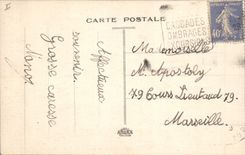 CPA Gemenos B du R La Vallee de St Pons Le bosquet de St Eloi en hiver 