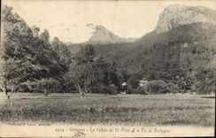 CPA Gemenos Le Vallon de St Pons et le Pic de Bretagne 