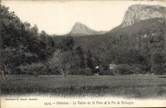 CPA Gemenos Le Vallon de St Pons et le Pic de Bretagne 