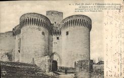 CPA Fort St Andre a Villeneuve les Avignon Les remparts de fort St Andre 