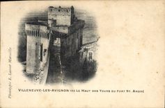 CPA Villeneuve les Avignon 192 Le Haut Tours du Fort St Andre 