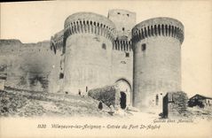 CPA Villeneuve les Avignon Entree du Fort St Andre 