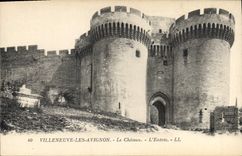 CPA Villeneuve les Avignon Le Chateau L'Entree 
