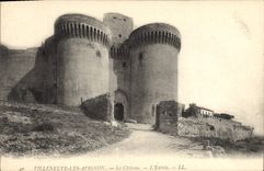 CPA Villeneuve les Avignon Le Chateau L'Entree 