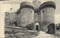 CPA Villeneuve les Avignon Porte Moyen Age Fort St Andre 
