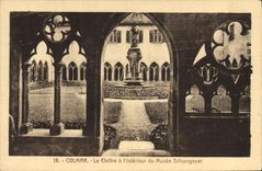 CPA Colmar Le Cloitre a l'Interieur du Musee Schoengauer 