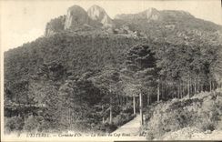 CPA L'Esterel Corniche d'Or La Route du Cap Roux 