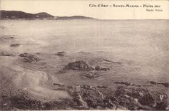 CPA Cote d'Azur Sainte Maxime Pleine Mer Bazar Solon 