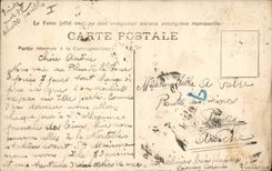 CPA Les Environs a travers les Pins 