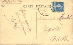 CPA Sainte Maxime sur Mer Var Vue sur la Pointe de Saint Tropez Quartier de la Moute 