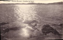 CPA Cote d'Azur Sainte Maxime Coucher de Soleil 