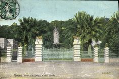 CPA Tamaris Entree du Chateau Michel Pacha 