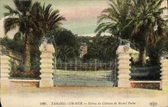 CPA Tamaris sur Mer Entree du Chateau du Michel Pacha 