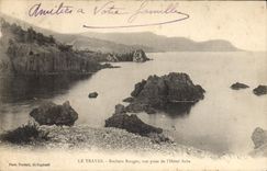 CPA Le Trayas Rochers vue prise de l'Hotel Sube 
