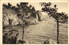 CPA Cote d'Azur Les Rochers du Trayas Var 