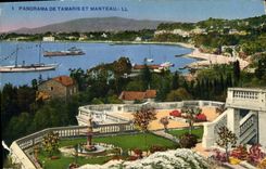 CPA Panorama de Tamaris et Manteau 