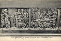 CPA Saint Maximin La Basilique Las relief de l'ancien Maitre Autel de l'Eglise 