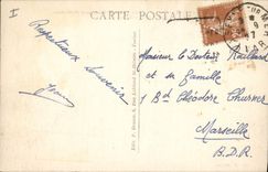 CPA La Seyne sur Mer Rochers des Deux Freres aux Sablettes