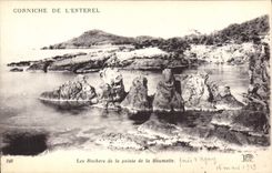 CPA Corniche de L'Esterel Les Rochers de la pointe de la Baumette 