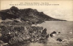 CPA Pointe de l'Esterel Cap Brun Route de la Nouvelle Corniche d'Or de Saint Raphael u Cannes 