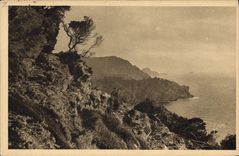 CPA Cote d'Azur Les Iles d'Hyeres Var Porquerolles Vue sur la Pointe de l'Oustaou de Diou et le gran